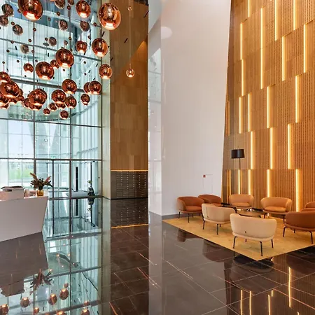 아파트 Eurovea 21floor - River & Port View *